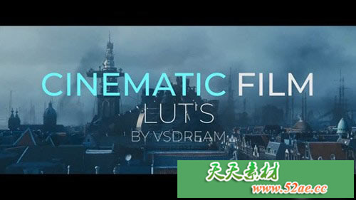 pr预设 电影影视风格调色pr预设Cinematic Film LUTs