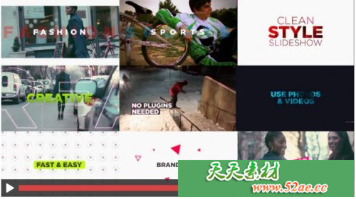 PR模板下载 动态电子相册视频模板下载 Dynamic Slideshow