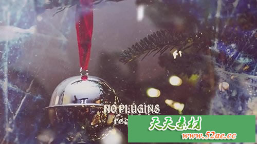 PR模板 雪花飘落视频模板下载 Snow Slideshow-天天素材网