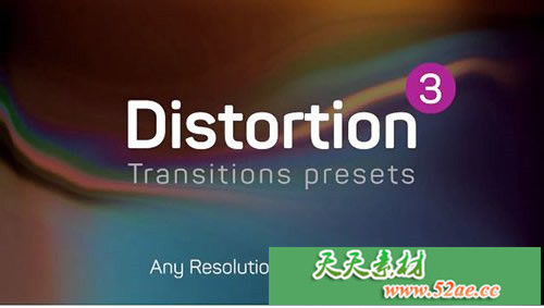 PR模板下载 失真转换转场PR预设3 - Premiere Pro Templates 