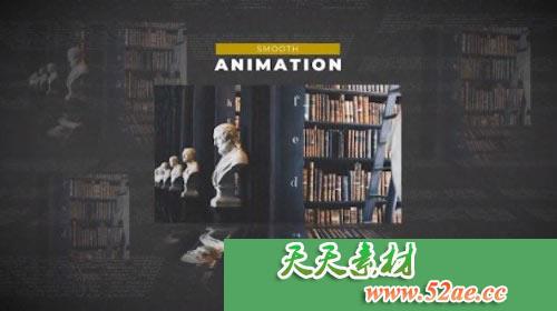 PR模板 历史幻灯片电子相册视频模板 - Premiere Pro Templates-天天素材网