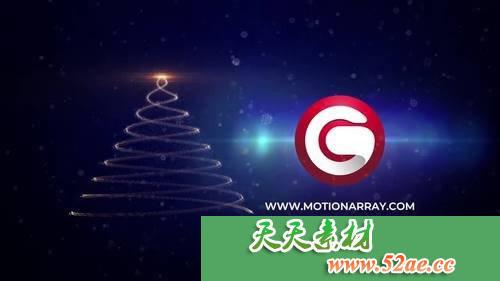 PR模板 新年快乐标志片头模板下载 Premiere Pro模板-天天素材网