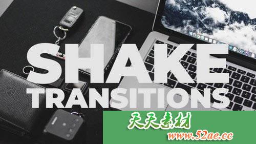 PR模板 图形图像转场视频片头模板下载 Shake Transitions
