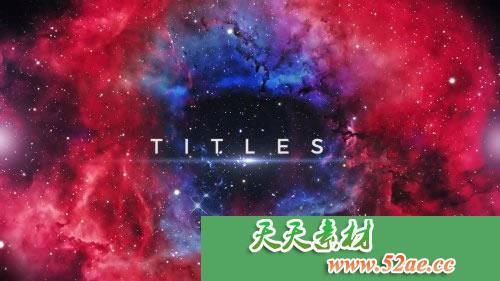 PR模板下载 星云空间预告片标题 - Premiere Pro模板