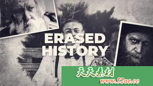 PR模板 历史电子相册视频电子模板下载 Erased History