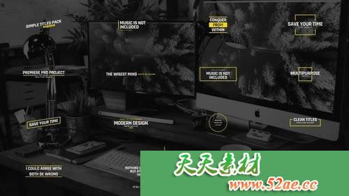 文字标题字幕条pr模板下载 Lower Thirds V.2 Premiere Pro模板-天天素材网