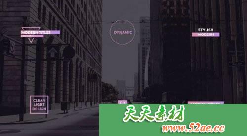 文字标题动画开场视频 片头模板下载 PR片头模板下载-天天素材网