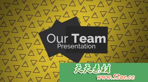 PR模板下载 我们的团队 - 演示文稿 - Premiere Pro模板