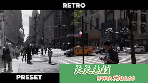 PR预设下载 复古镜头预设下载-天天素材网