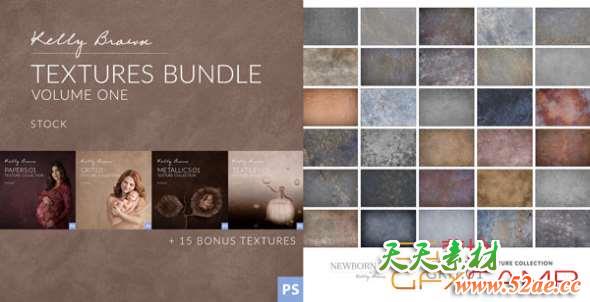 纸张网格纹理贴图材质 Kelly Brown – Texture Bundle Volume One-天天素材网