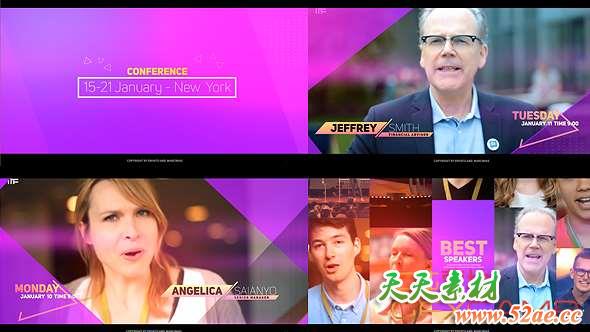 AE模板-活动事件介绍宣传视频包装 Event Presentation-天天素材网