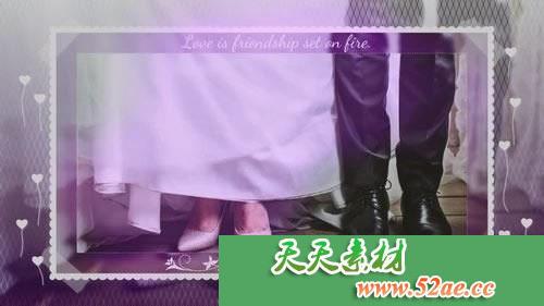 PR模板 婚礼记忆幻灯片电子相册 视频模板下载-天天素材网