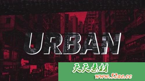 PR模板 街道开场片头视频模板下载 Street Pulse-天天素材网