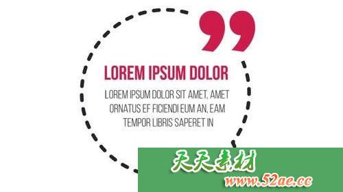 引用文字标题 批注文字标题动画 PR模板下载-天天素材网