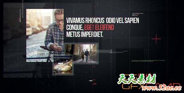 AE模板-科技感图片介绍包装开场 Urban – Broadcast Pack-天天素材网