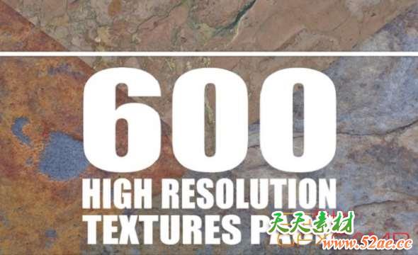 600张高清无缝贴图素材 Sellfy – Texture Pack – 600 High Resolution Textures + Seamless-天天素材网