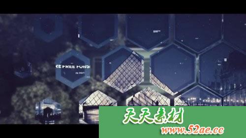 PR模板 未来科技视差幻灯片电子相册 - Premiere Pro模板-天天素材网