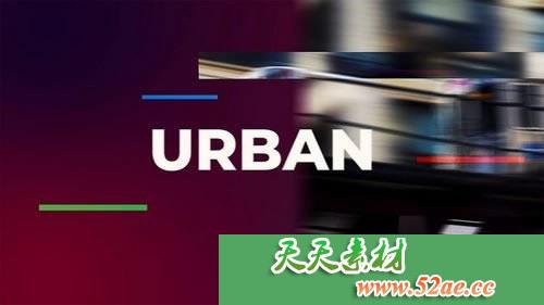 PR模板 城市主题开场视频模板下载 Urban Opener-天天素材网
