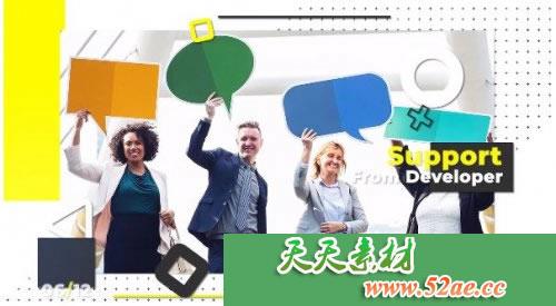 PR模板 企业幻灯片电子相册 Corporate Slideshow-天天素材网