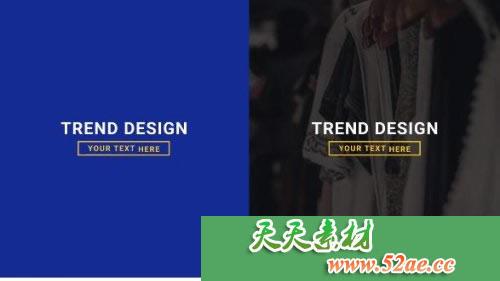 PR模板 现代和时尚标题文字 动画视频素材 Modern And Trendy-天天素材网