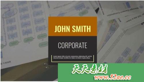 PR模板下载 文字标题 商业低三分之一 视频片头模板下载