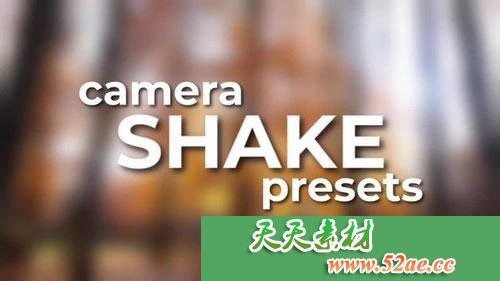 PR模板 相机震动开场片头视频模板 Camera Shake-天天素材网