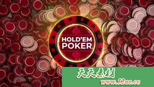 PR模板 赌场筹码视频模板下载 Gambling Casino Logo Reveals