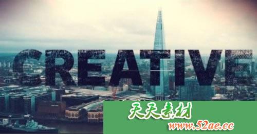 PR模板 城市幻灯片电子相册视频片头模板  Urban Slideshow-天天素材网