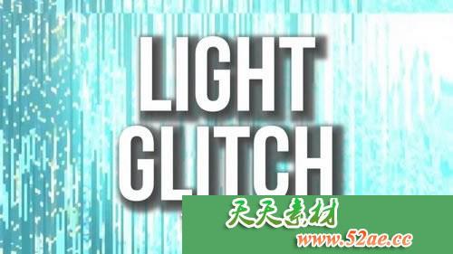 光线失真转场特效PR预设下载Light Glitch Transitions Presets-天天素材网