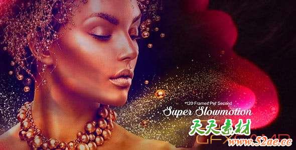 AE模板-水墨滴落溶解遮罩图片开场 Ink Slideshow-天天素材网