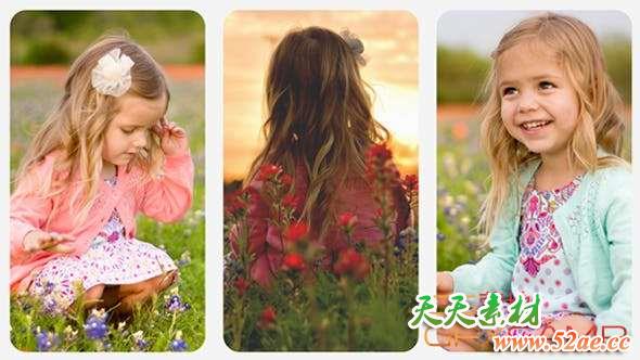 AE模板-美好回忆照片墙相册拼贴片头 Great Moments-天天素材网