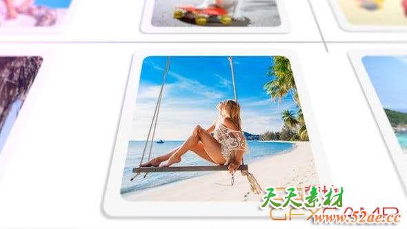 AE模板-日历相册照片墙开场 Calendar Slideshow-天天素材网