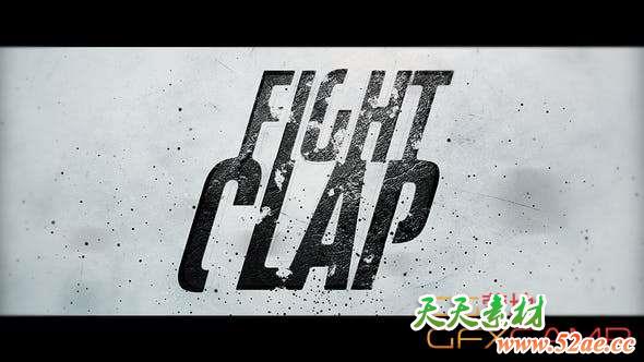 AE模板-污迹Logo快闪动画 Stomp Grunge Logo-天天素材网