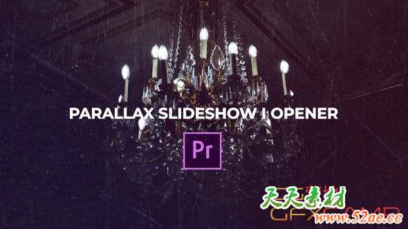 Parallax Slideshow Opener Premiere Pro