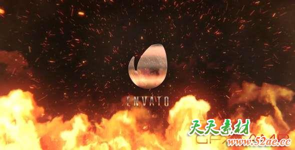 AE模板-大气火焰宣传片头 Ultimate Fire Trailer-天天素材网