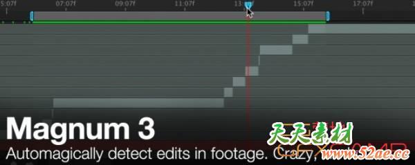AE视频素材自动剪辑分段脚本 Aescripts Magnum v3.1 + 使用教程-天天素材网