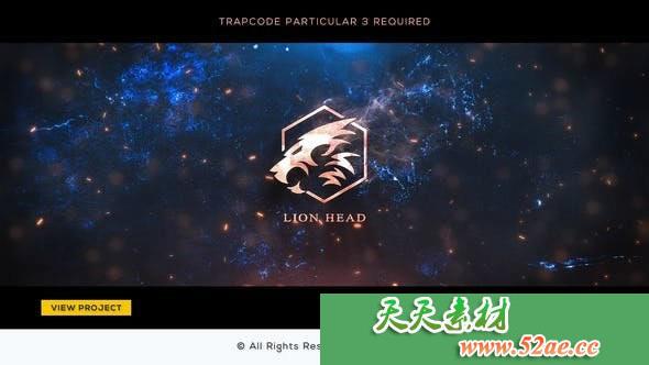 PR模板 电影影视级LOGO标志视频片头模板 Cinematic Logo-天天素材网