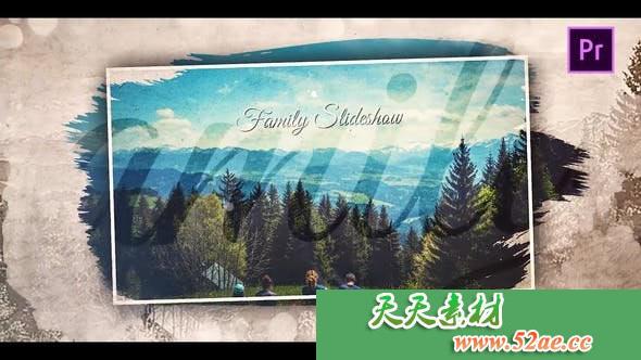 PR模板 复古记忆幻灯片 电子相册视频模板 Vintage Memories-天天素材网