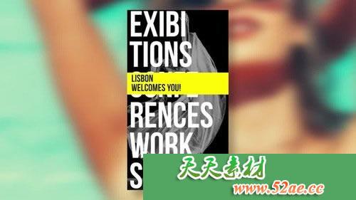 PR模板 多图开场视频片头模板下载 Instagram Opener-天天素材网