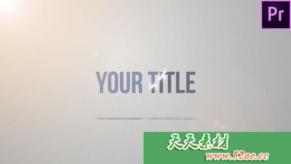 PR模板下载 快速和清洁标题Sting Quick & Clean title Sting-天天素材网