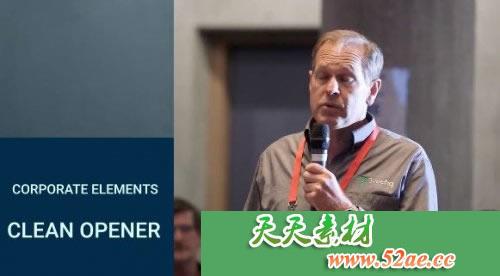 PR模板下载 简单简洁清洁商业企业文字标题Clean Business tit-天天素材网