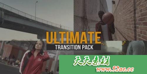 PR模板 一般转场视频片头模板下载 Ultimate Transitions Pack-天天素材网