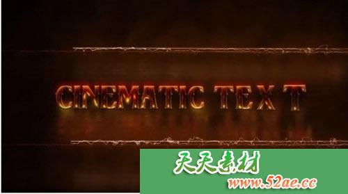 PR模板 发光文字动画视频片头模板 - Premiere Pro模板-天天素材网