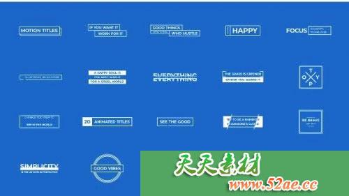 PR模板下载 动议文字标题 - Premiere Pro Templates 