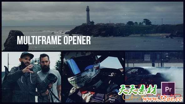 PR模板-视频分屏开场包装 Epic Demo Reel-天天素材网