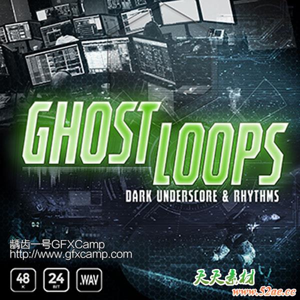 黑暗神秘科技感环境片头音效-天天素材网