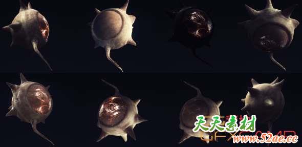 外星大眼生物3D模型 Galaxy Hedgehog Lava-天天素材网