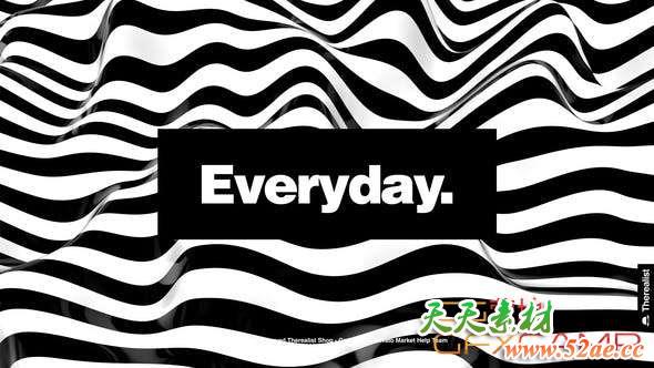 AE模板-文字标题字幕条动画 Titles and Lower-Thirds-天天素材网