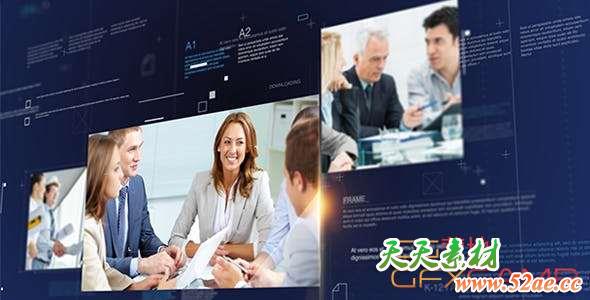 AE模板-科技感公司企业宣传片 IT Slideshow-天天素材网