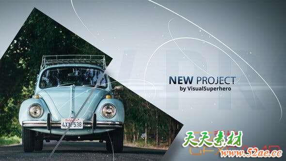 AE模板-现代时尚宣传片头 Modern Slideshow-天天素材网